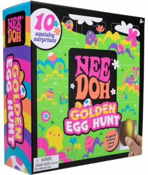 NeeDoh Easter Golden Egg Hunt Mystery 10-Pack (10 Squishy Surprises!)