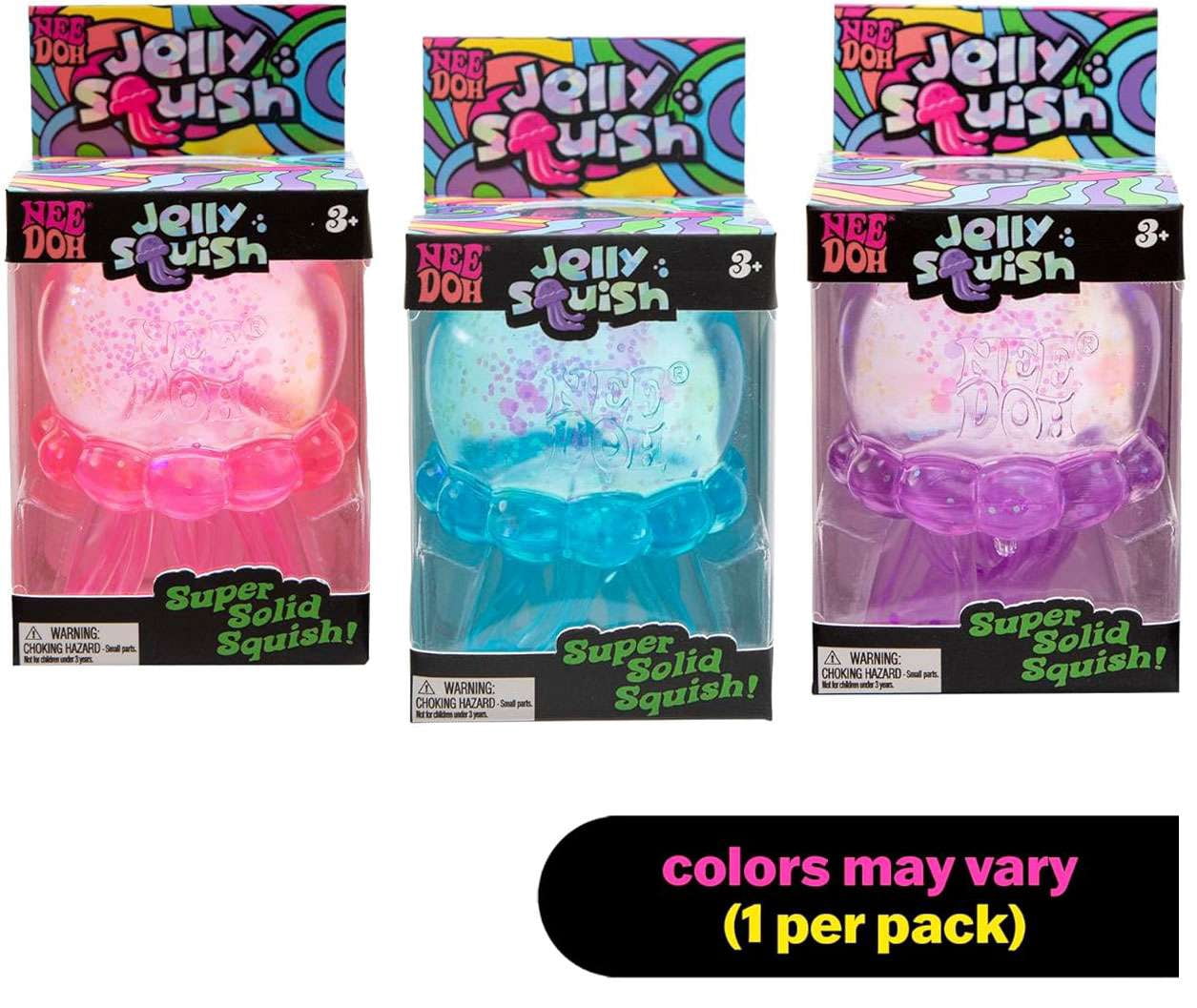 NeeDoh Jelly Squish Stress Ball MISCL Color