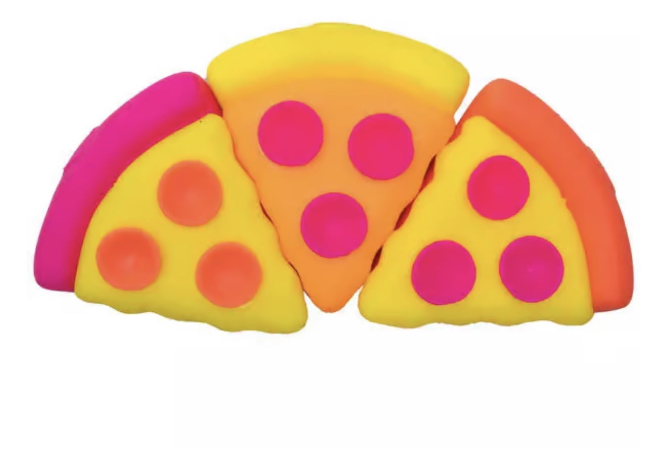 NeeDoh new trending squeezza pizza slice , 1 chosen at random, sensory, fidget, stress reliever