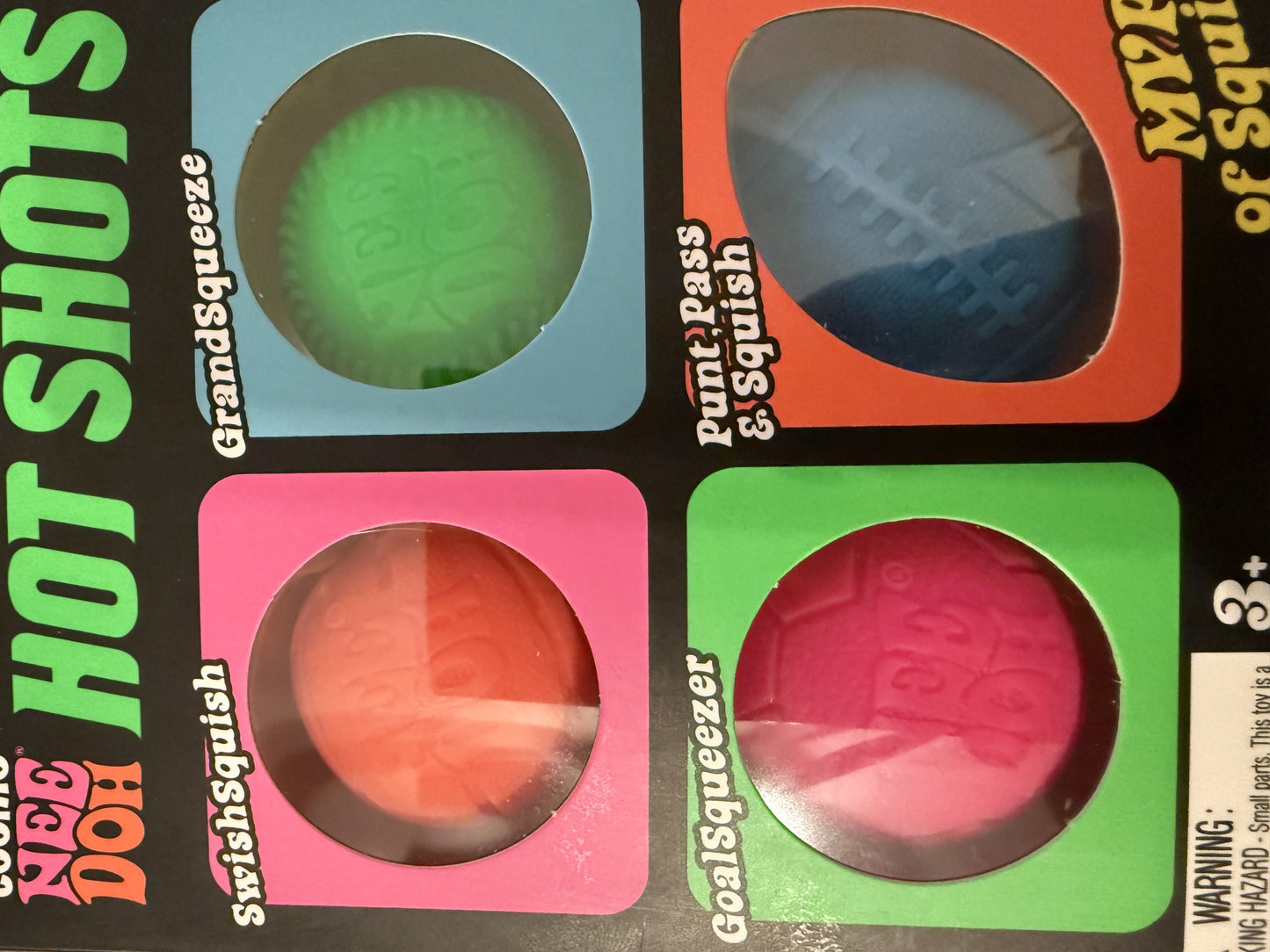 NeeDoh Hot Shots Sports Balls