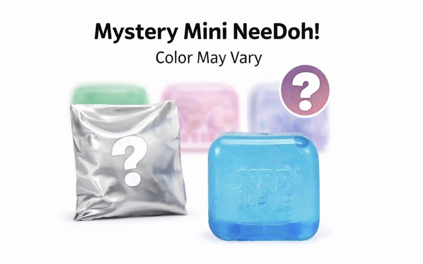NeeDoh nice berg massage ball stress relief and mini mystery set - ONE OF EACH RANDOM
