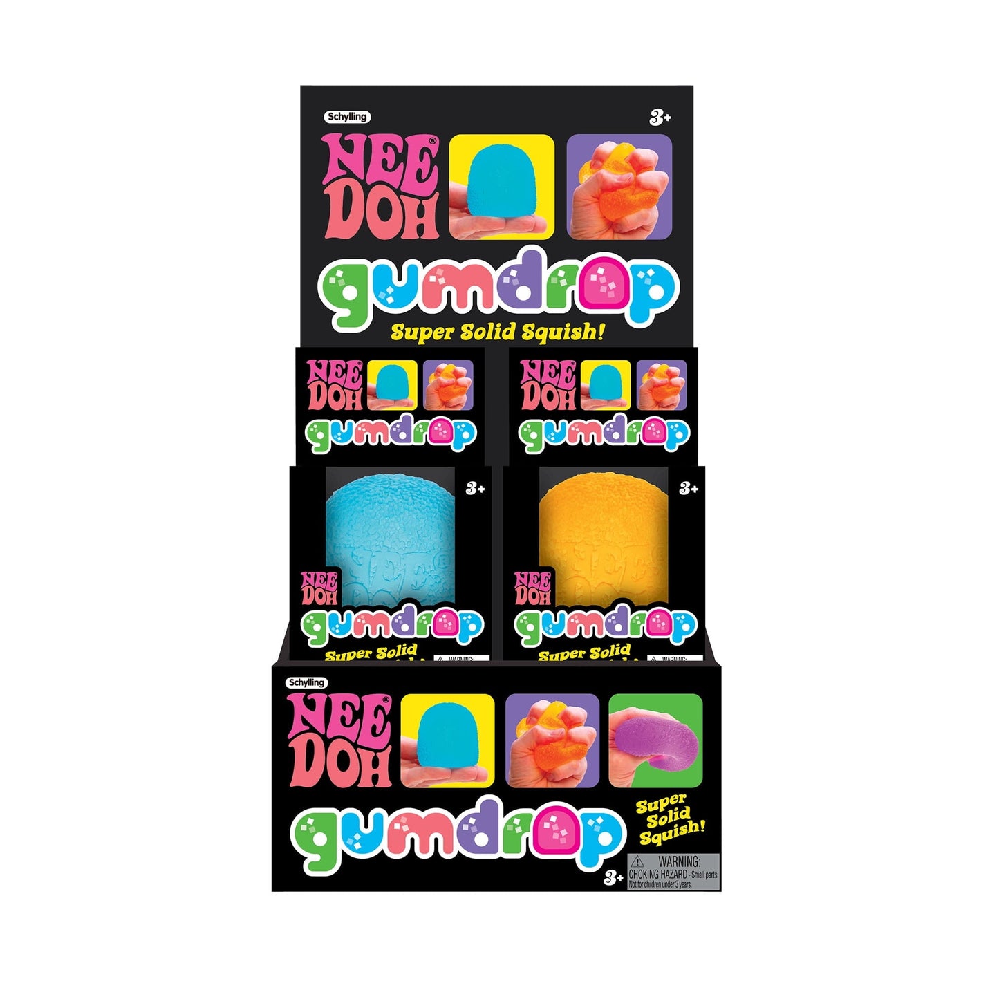NeeDoh Gumdrop - Satisfying Sensory Toy, Multiple Colors, Children Ages 3+