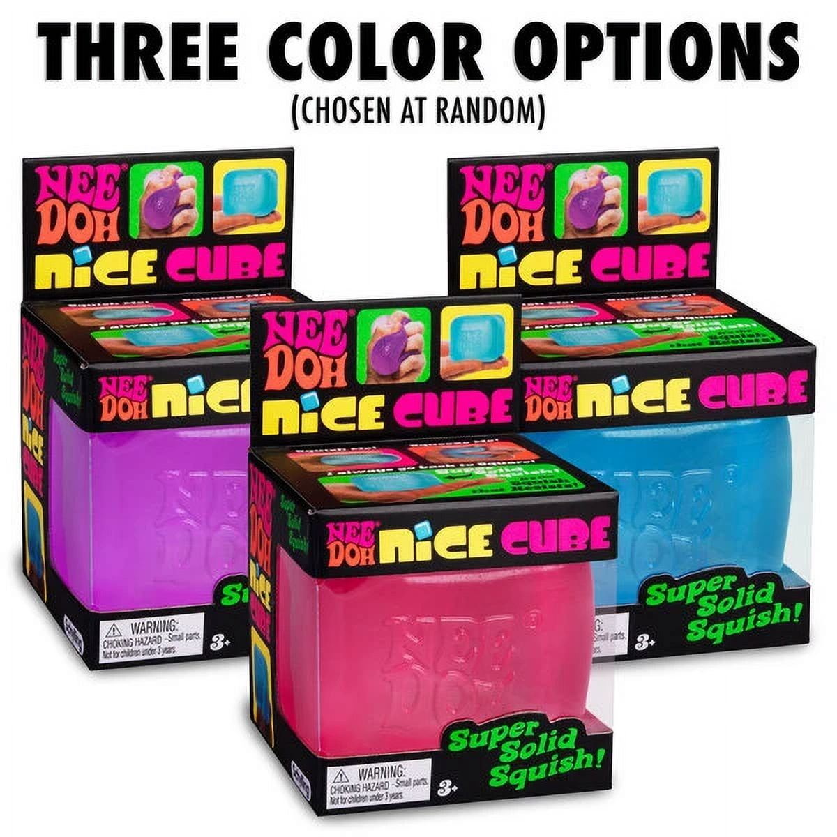 NeeDoh 6 Pack Nice Cube A satisfying cube of solid squish.