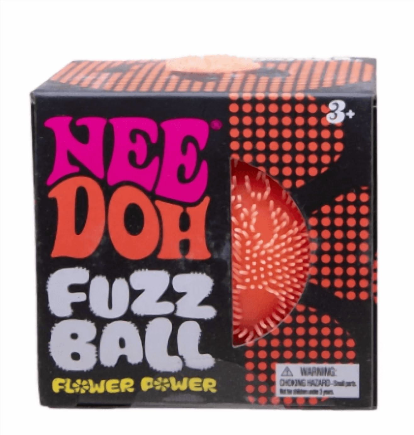 NeeDoh Fuzz Ball Flower Power Novelty Fidget Toy, (1 Piece, Color May Vary), Children Ages 3+