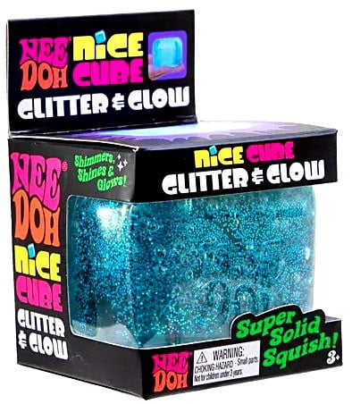 NeeDoh Nice Cube Glitter and Glow - Schylling