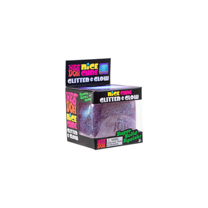 NeeDoh Nice Cube Glitter and Glow - Schylling