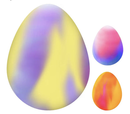 NeeDoh Dippin Dazzler - Sensory Squeeze Egg, Changes Color