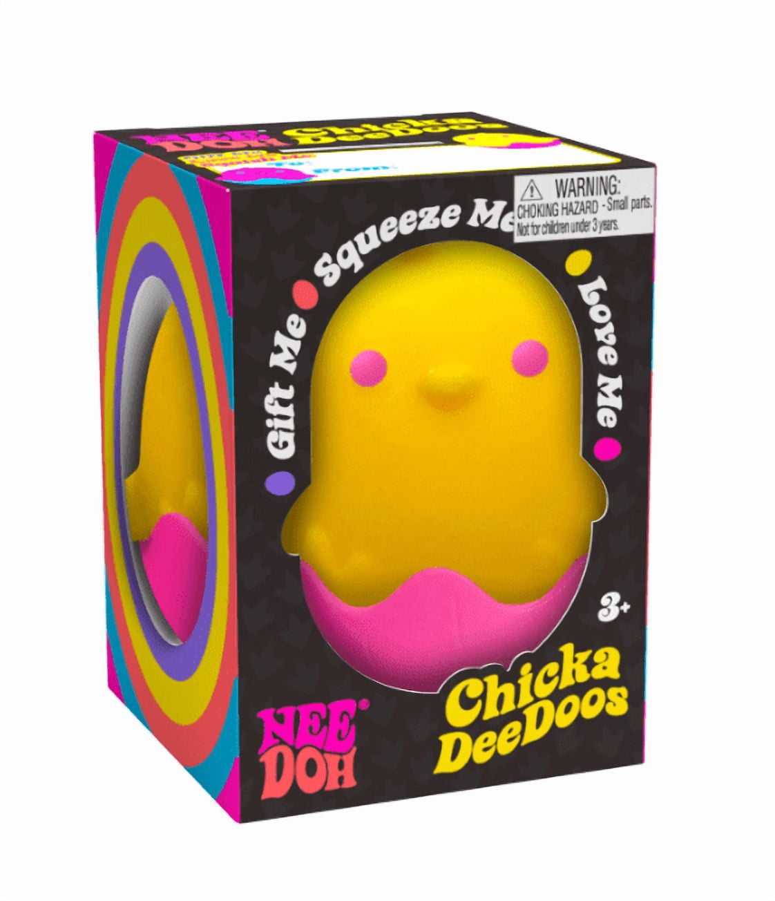 NeeDoh Chickadeedoos Chick Stress Ball (1 RANDOM Figure)