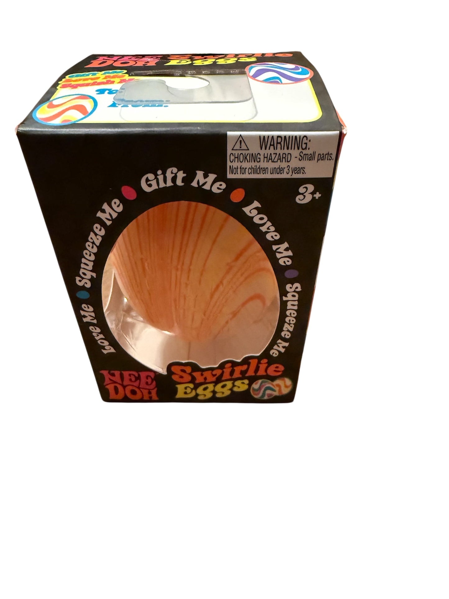 NeeDoh NEW SENSORY FIDGET STRESS RELIVER SWIRLIE EGG (1 RANDOM COLOR CHOSEN)