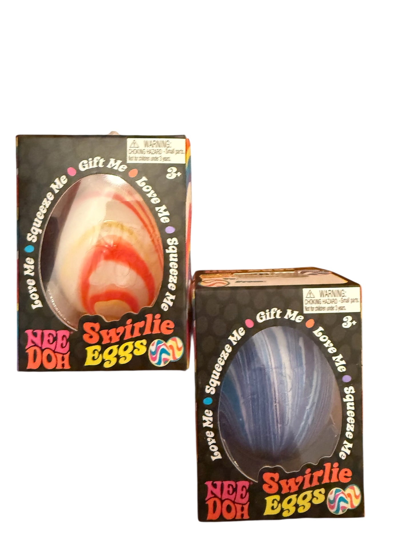 NeeDoh NEW SENSORY FIDGET STRESS RELIVER SWIRLIE EGG (1 RANDOM COLOR CHOSEN)