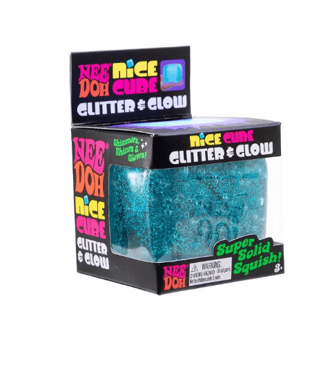 NeeDoh GLITTER AND GLOW, 1 COLOR CHOSEN AT RANDOM
