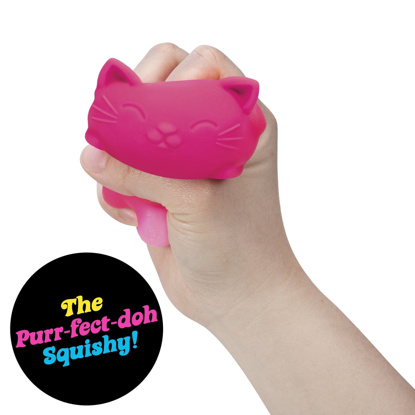 NeeDoh (2 pack) Cool Cats Squishy Fidget Ball, Novelty Toy, Multiple Colors, Children Ages 3+
