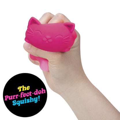 NeeDoh (2 pack) Cool Cats Squishy Fidget Ball, Novelty Toy, Multiple Colors, Children Ages 3+