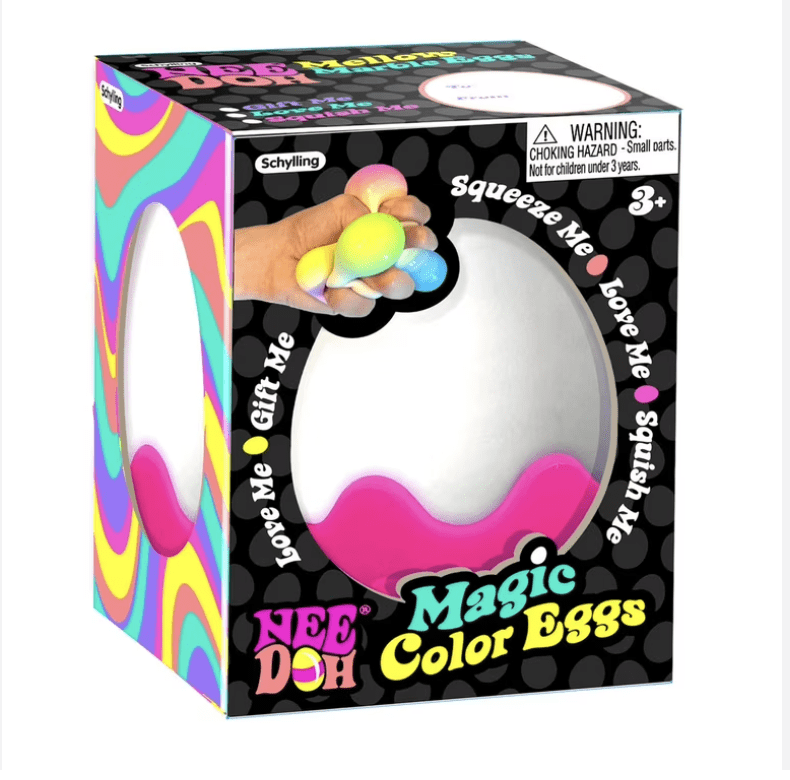 NeeDoh Sensory Magic Color Egg Stress Ball (1 Random Color)