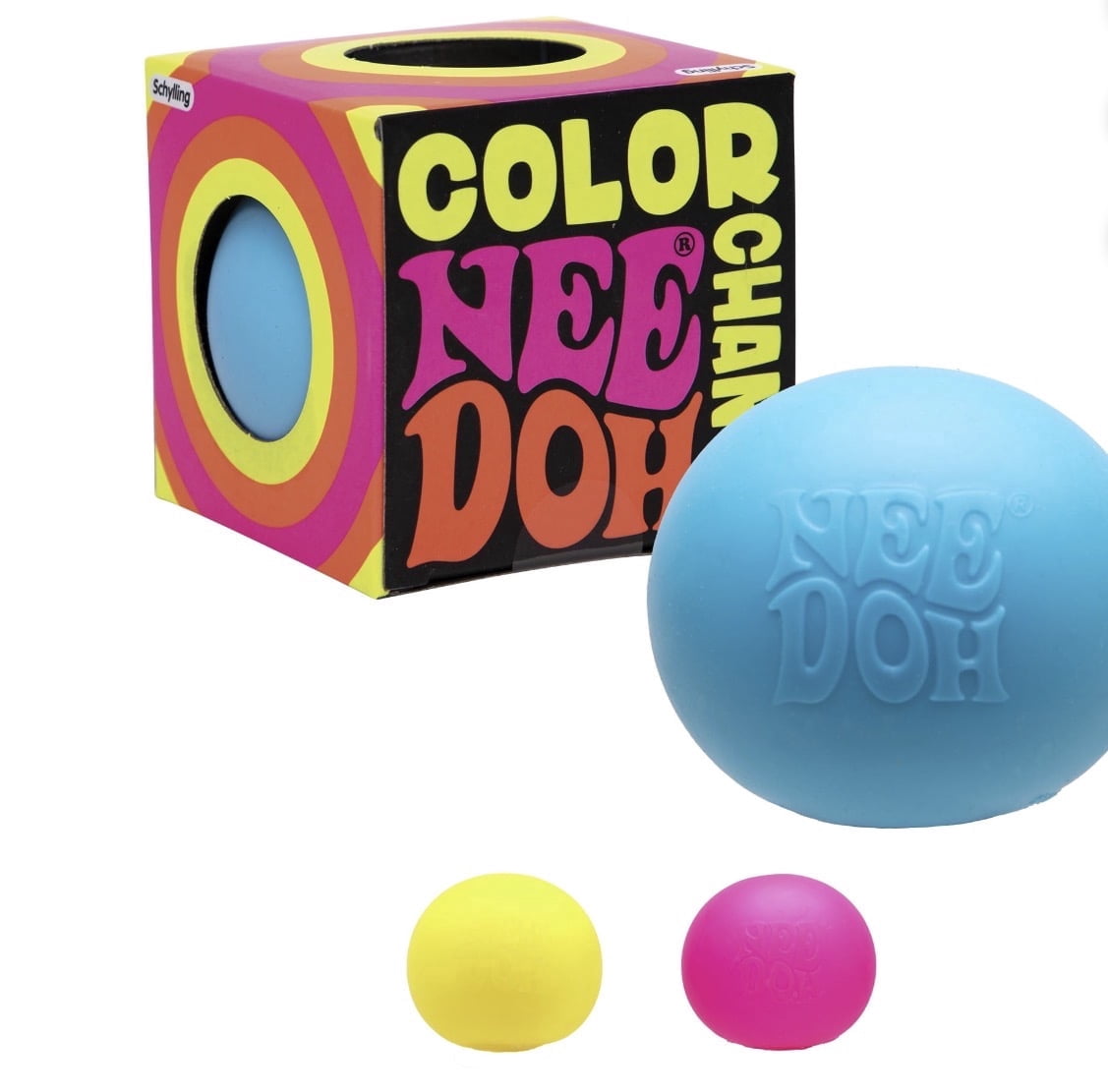 NeeDoh The Groovy Glob Color Change, Stress Ball, fidget, sensory (1 color chosen at random)