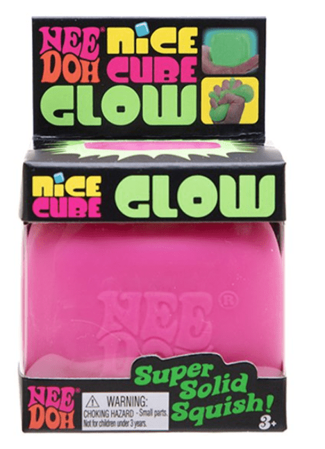 NeeDoh Nice Cube Glow, 1 random color