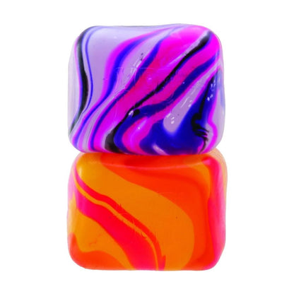 NeeDoh Swirl Nice Cube, Satisfying Square Shaped Sensory Relief