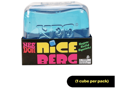 NeeDoh Nice Berg - Giant Nice Cube Sensory Stress. Ball-BLUE