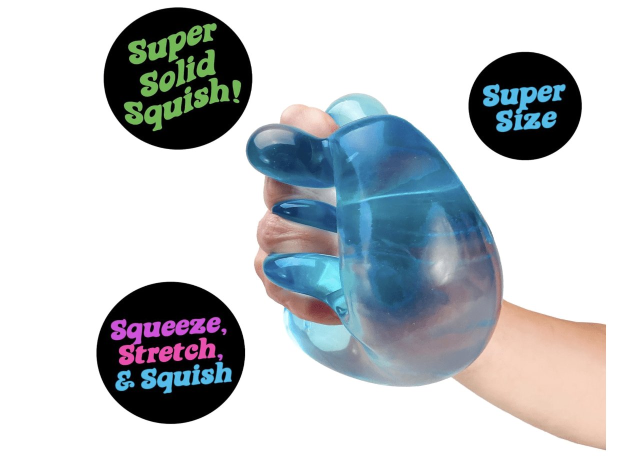 NeeDoh Nice Berg - Giant Nice Cube Sensory Stress. Ball-BLUE