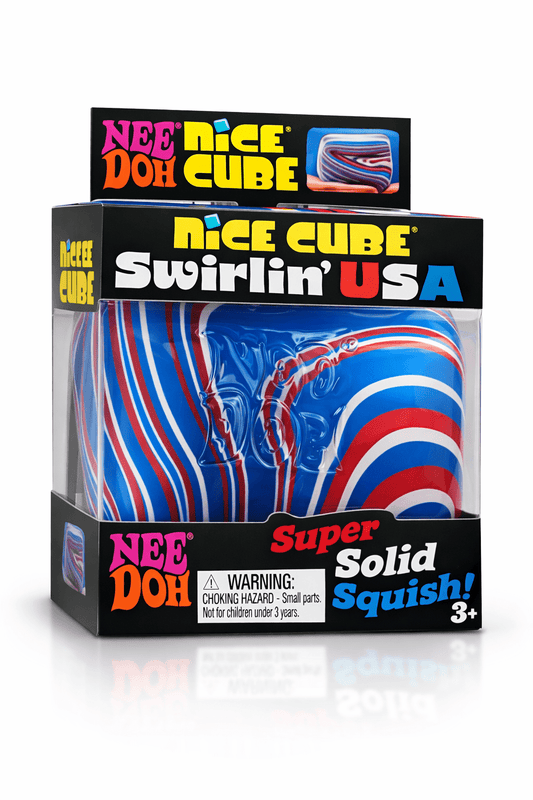NeeDoh Swirlin Usa Nice Cube, 1 pc