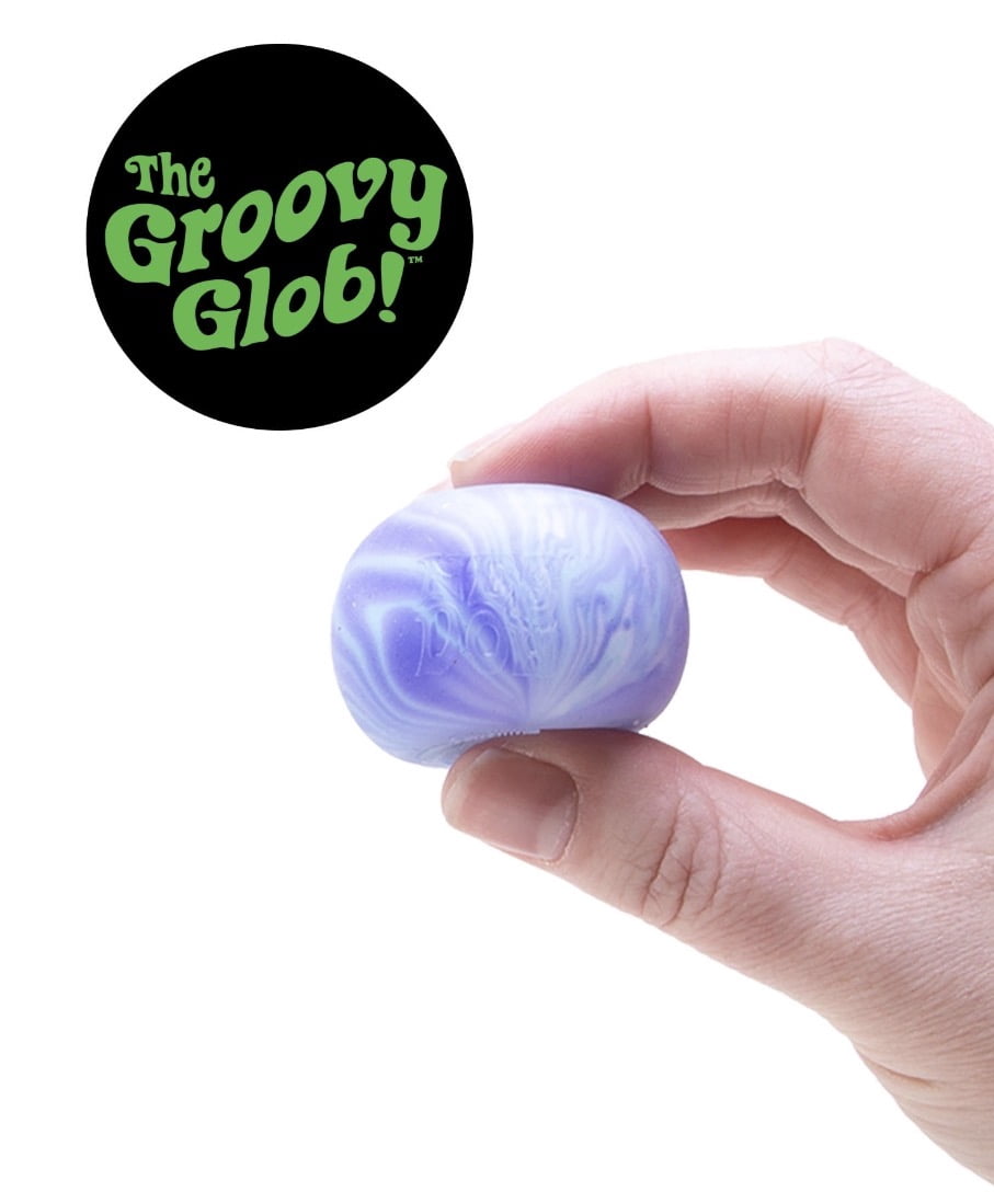 NeeDoh new trending teenie swirl 4 pack stress reliever balls, fidget, sensory ( 1 chosen at random)