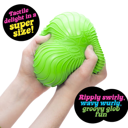NeeDoh Super Ripples Fidget Ball - Rubber, Novelty Toy, (1 Piece, Color May Vary), Children Ages 3+