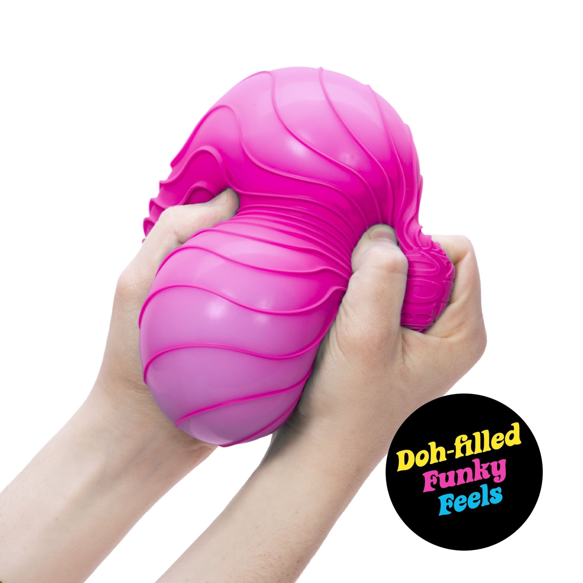 NeeDoh Super Ripples Fidget Ball - Rubber, Novelty Toy, (1 Piece, Color May Vary), Children Ages 3+