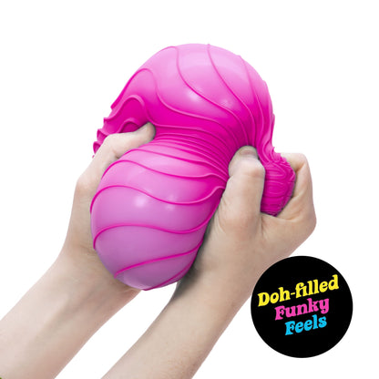 NeeDoh Super Ripples Fidget Ball - Rubber, Novelty Toy, (1 Piece, Color May Vary), Children Ages 3+