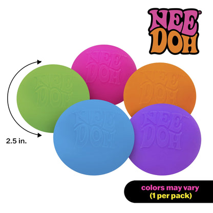 NeeDoh Groovy Glob Squeeze Novelty Toy, Colors Vary, Children Ages 3+