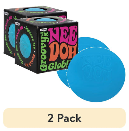NeeDoh Groovy Glob Squeeze Novelty Toy, Colors Vary, Children Ages 3+