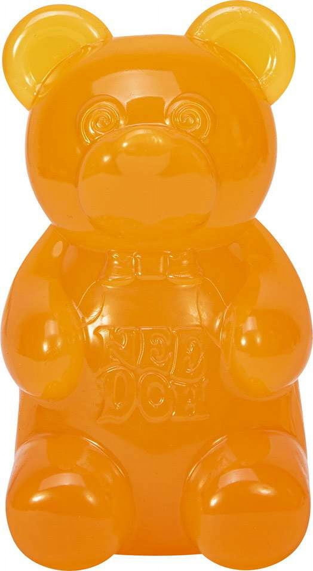 NeeDoh Gummy Bear Stress Ball, Orange