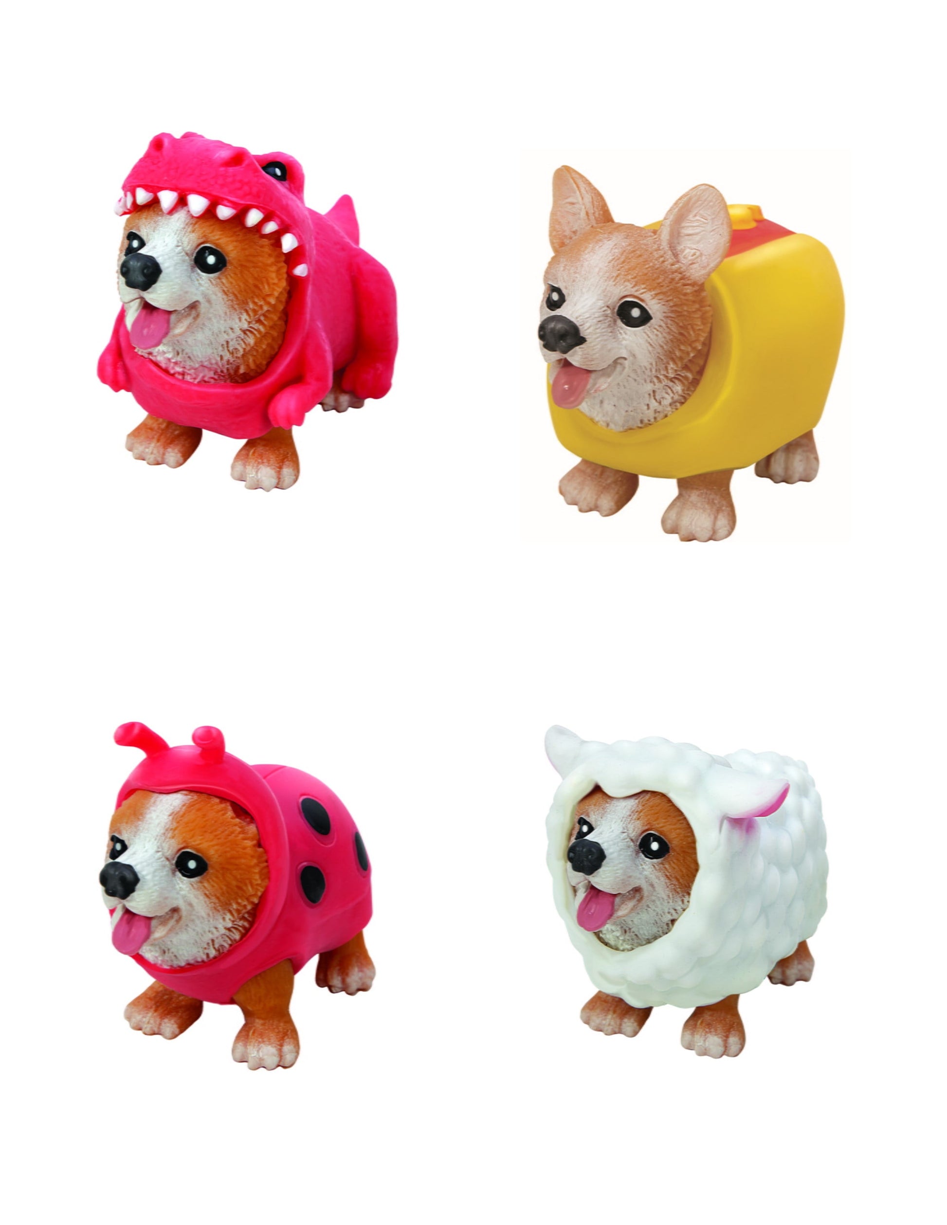 NeeDoh Novelty & Gag Toys - Child-Friendly Multicolor Party Puppies" (One per Orden) Ages 3+