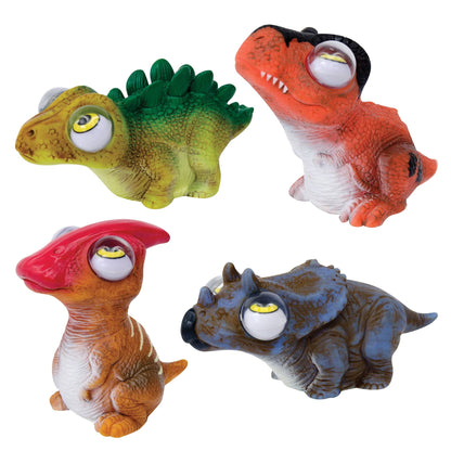 NeeDoh Mini Eye Pop Dinosaurs (Colors and Styles May Vary -One per Orden)