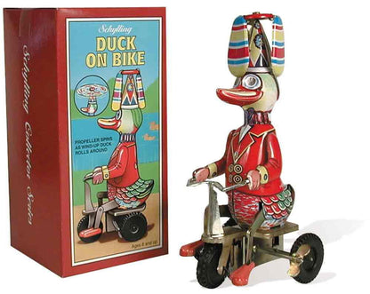 NeeDoh Wind-up Duck On Bike