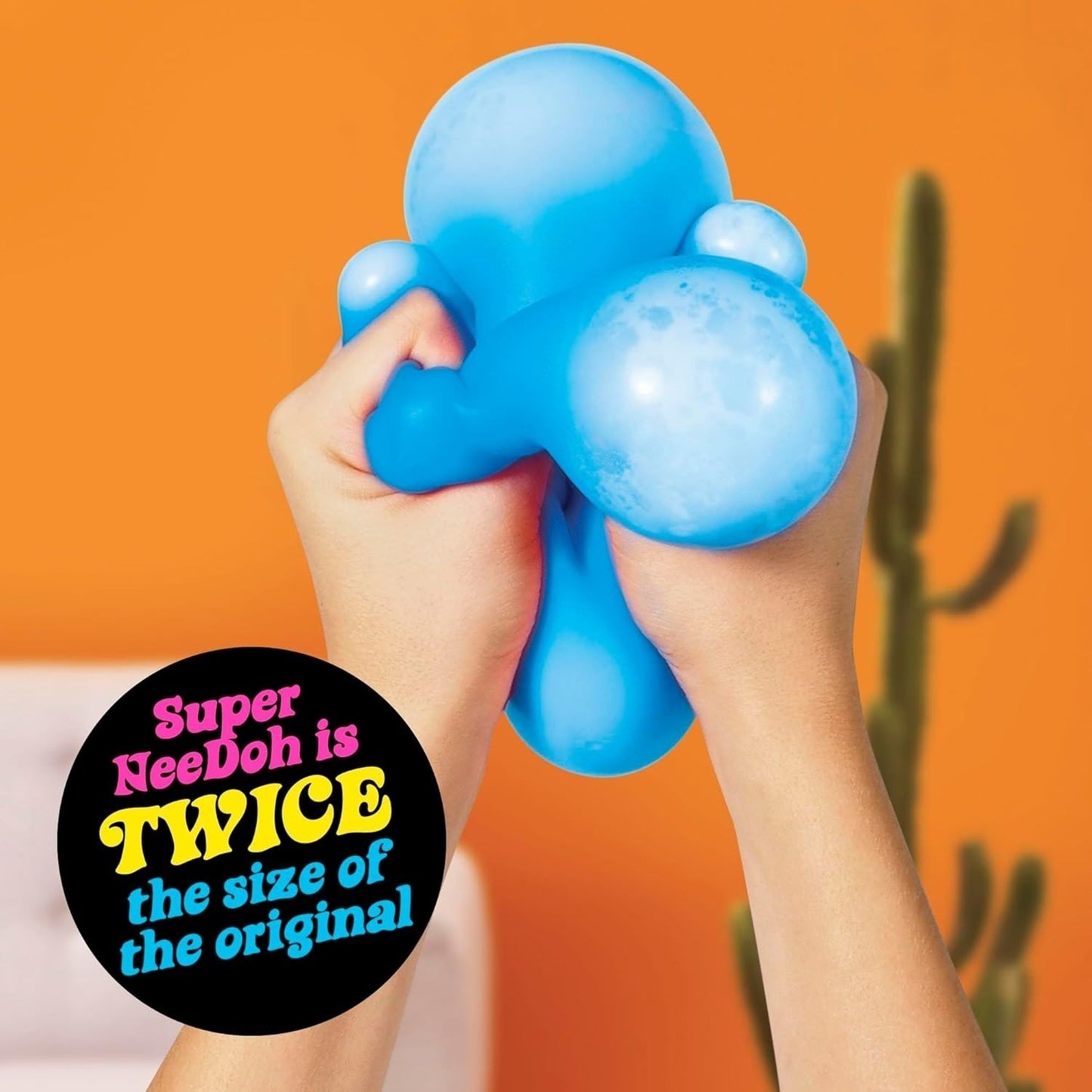 NeeDoh Jumbo Stress Ball – 4.5″ – Assorted